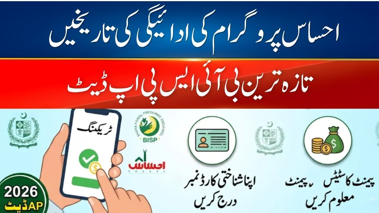 Ehsaas Program Payment Dates